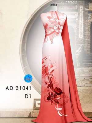 Vải Áo Dài Hoa In 3D AD 31041 27